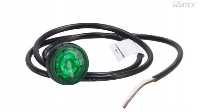 LAMPA OBRYS.LED MONOPOINT II ZIELONA DL.PRZEWODU 1,0M ASPOCK A31-7400-014