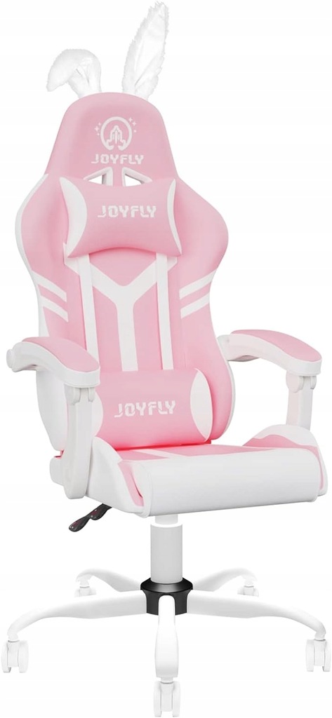 JOYFLY FOTEL DZIECIĘCY OBROTOWY GAMINGOWY ergonomiczny RÓŻOWY MEB0006