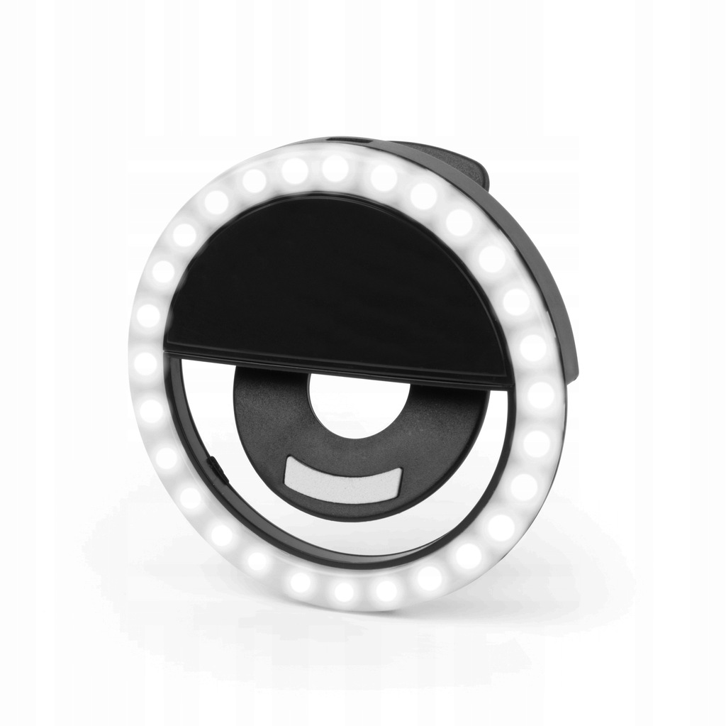 Lampa selfie pierścieniowa do telefonu tabletu Intempo Clip-on kółko