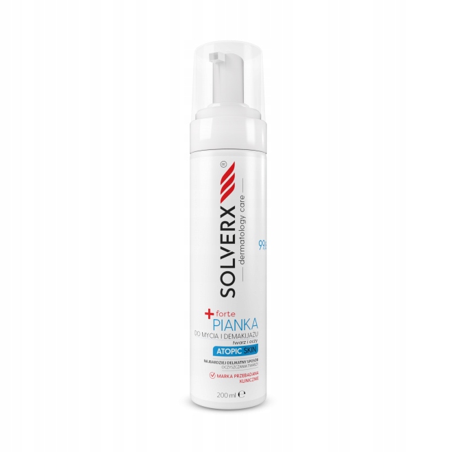SOLVERX Atopic Skin Forte Pianka 200 ML