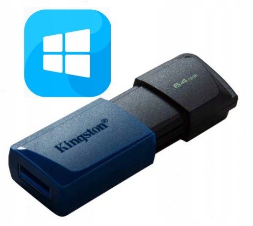 64GB Pendrive Kingston Bootowalny Starter Gotowy Dysk Flash USB