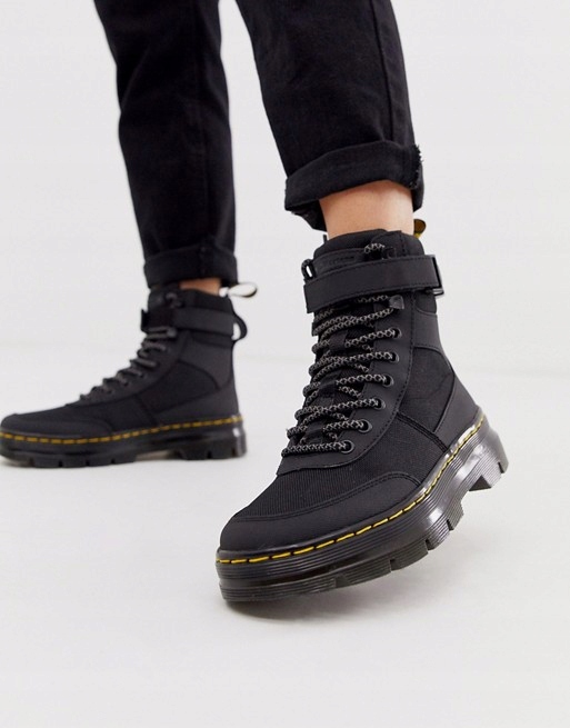 DR MARTENS SZNUROWANE BUTY Z LOGO 41