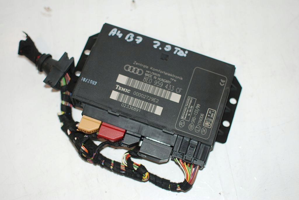Modul Komfortu Wtyczki 8e0959433cf Audi A4 B7 7725660688 Oficjalne Archiwum Allegro