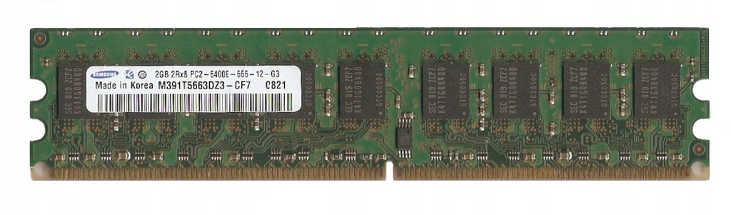 PAMIĘĆ SAMSUNG 2GB DDR2 800MHz ECC UDIMM PC2-6400