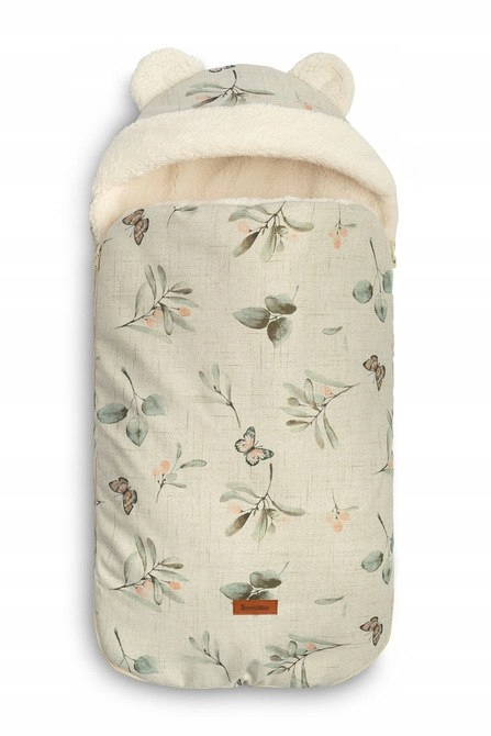 ŚPIWOREK DO FOTELIKA I WÓZKA GŁĘBOKIEGO OLIWKA VINTAGE