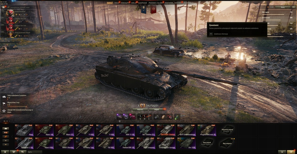 World of Tanks wot konto 19X- Chieftain T95/FV4201