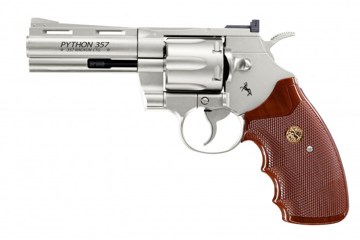 Rewolwer Colt Python 357 4" 4.5 NIKIEL +co2+ś