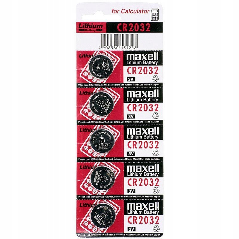 Maxell Lithium Battery CR2032 - Bateria pastylkowa