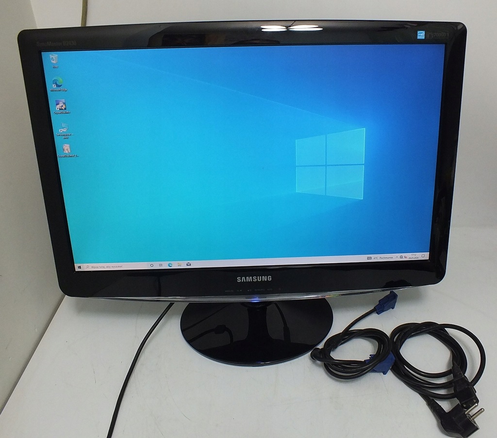 Monitor Samsung SyncMaster B2430L 24'' 1920x1080 D-SUB DVI + kable ...