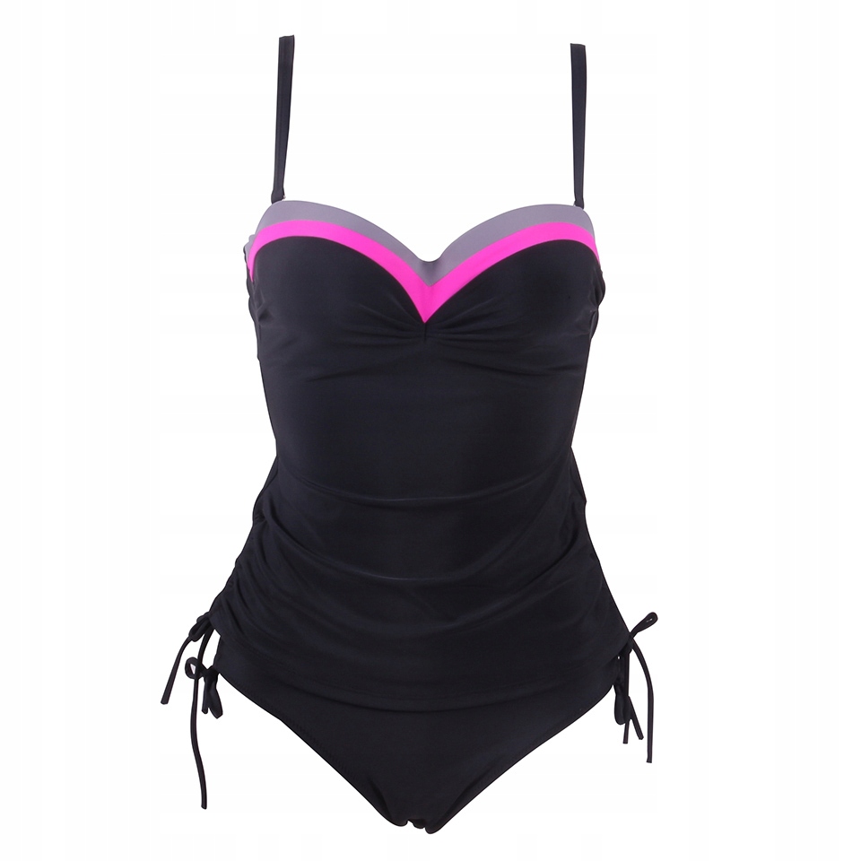 STRÓJ KĄPIELOWY TANKINI PUSH UP SIWIEC KOLORY M - 7780098399