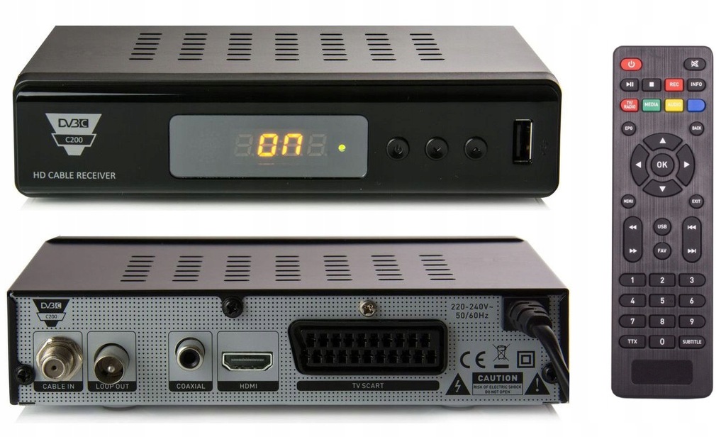 Tuner DVB-C Opticum HD C200 PVR Telewizji Kablowej