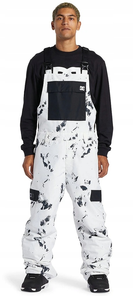 spodnie DC Docile Bib - XWSK/Snow Camo