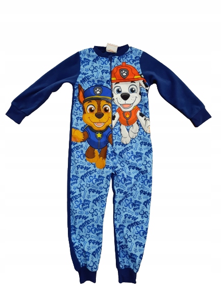 PAW PATROL polarowa PIŻAMA pajacyk 110/116