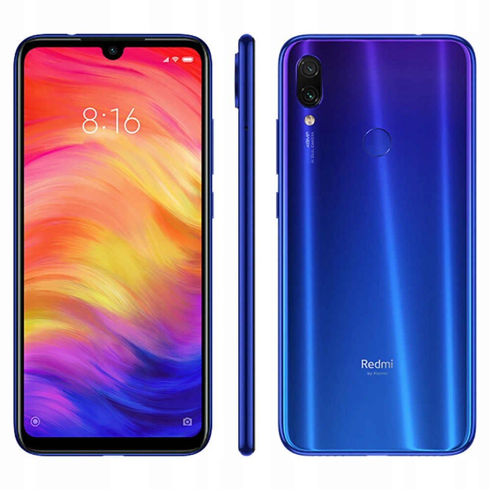 SMARTFON XIOAMI REDMI NOTE 7 6GB 64GB NIEBIESKI