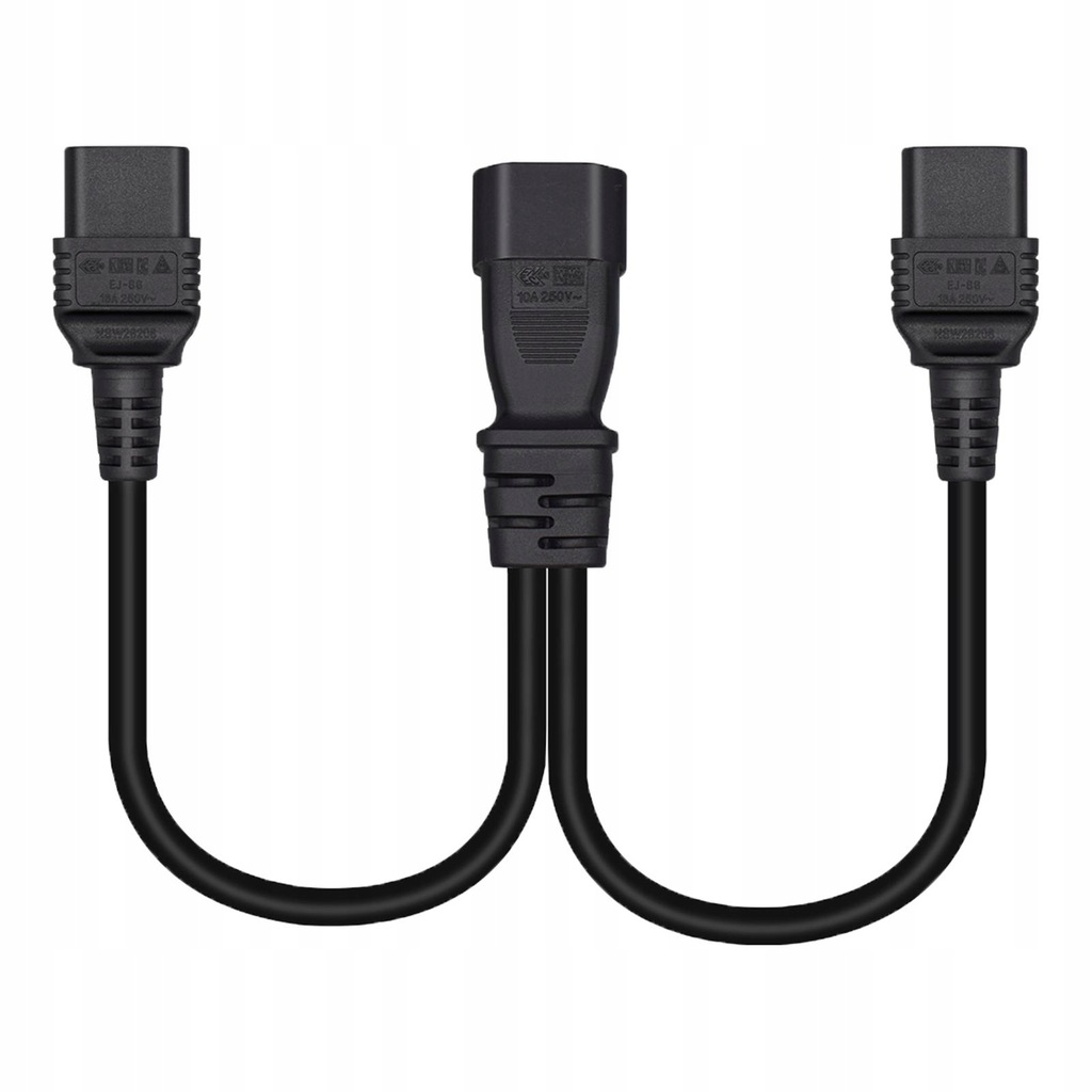 IEC320 C14 do IEC320 2x C19 Y Przedłużacz - 12378434014 - oficjalne ...