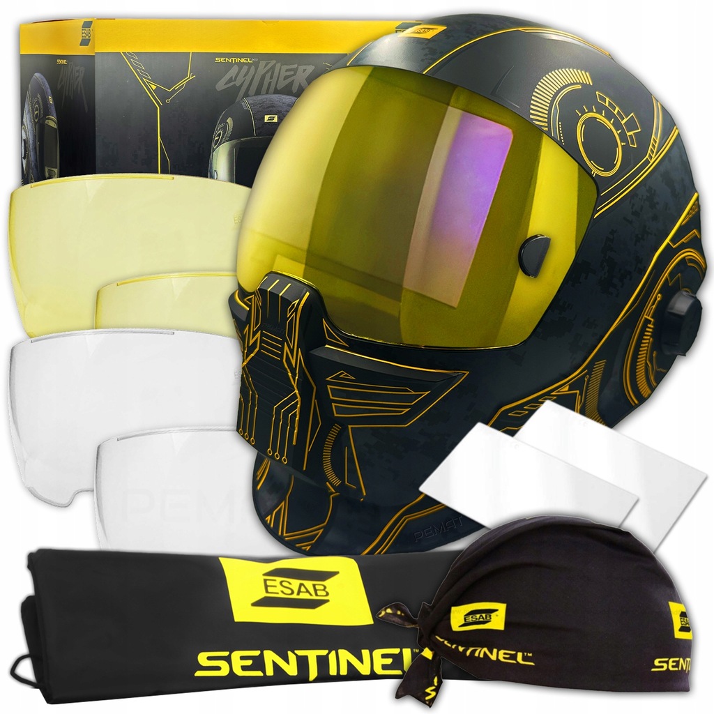 ESAB Sentinel A60 CYPHER Maska spawalnicza samościemniająca True Color