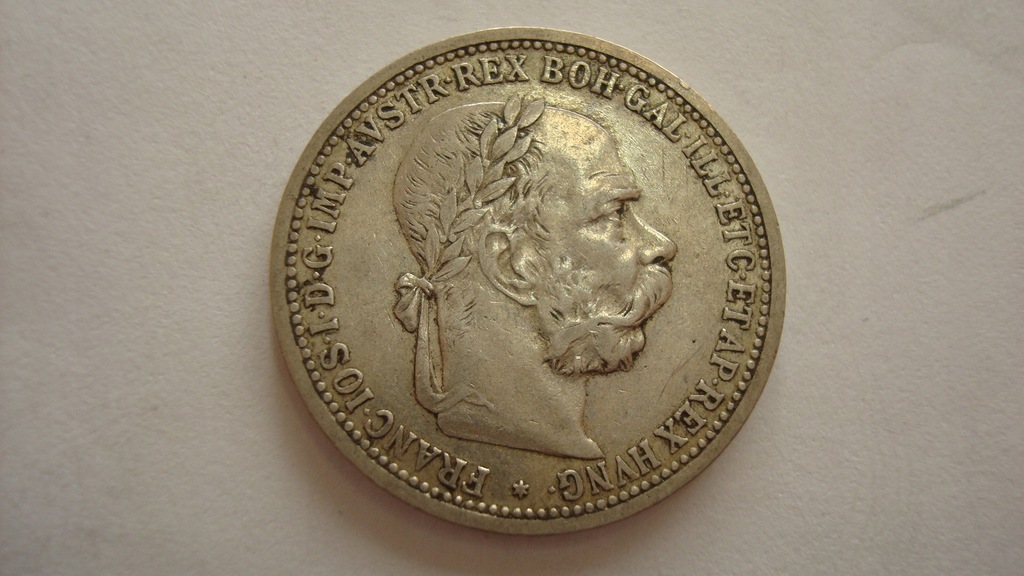 Austria Węgry 1 korona 1894 Franciszek stan 3+