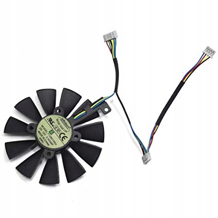 FAN 88mm ASUS GTX 1080 R9 RX 480 - 6 pin - NOWY