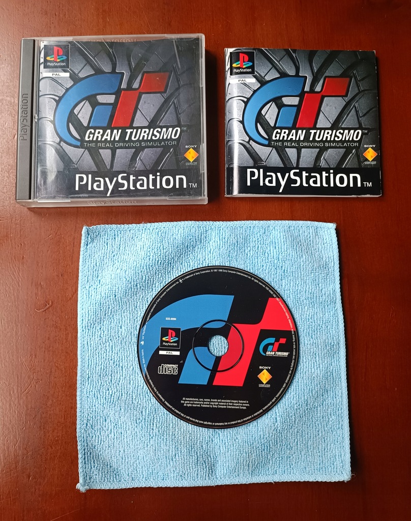 GRAN TURISMO THE REAL DRIVING PSX PS1 PLAYSTATION