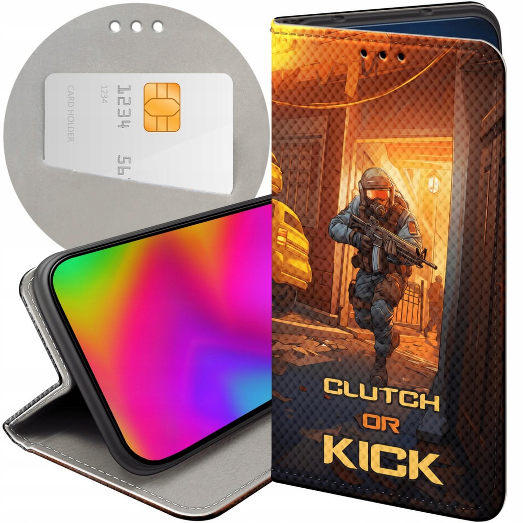 ETUI DO XIAOMI REDMI 12C / REDMI 11A / POCO C55 WZORY CS GO COUNTER-STRIKE