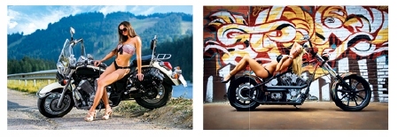 moto panienki motory girls bikes kalendarz 2021