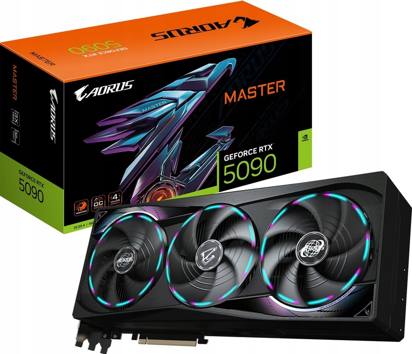 Karta graficzna GIGABYTE GeForce RTX 5090 AORUS Master 32GB GDDR7 DLSS4