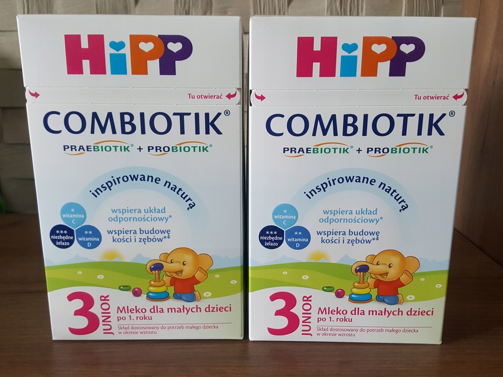 Mleko modyfikowane Hipp Combiotik 3 600g x 3 szt.
