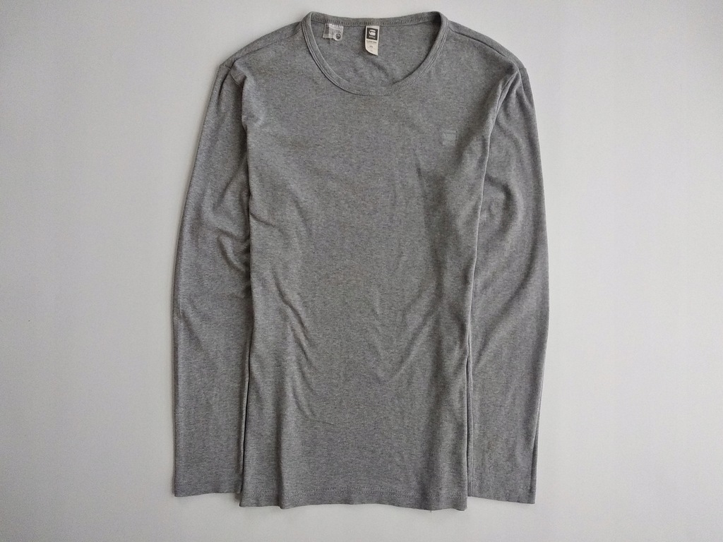 G-STAR RAW Koszulka Bawełniana Longsleeve Szara _M