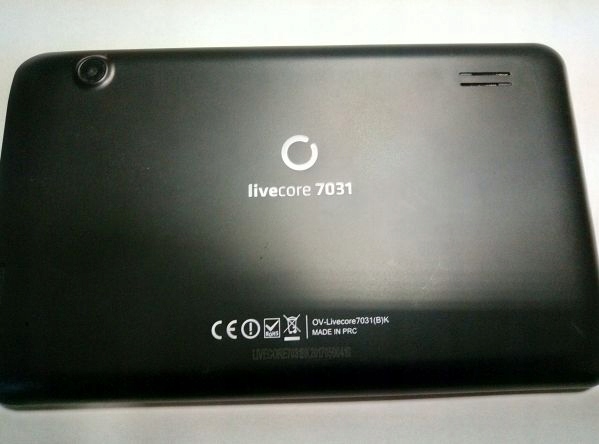 TABLET livecore 7031(B)K- USZKODZONY