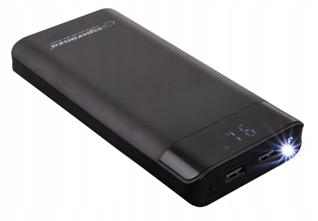 EMP120K Power Bank 17400mAh Photon Led Light czarn