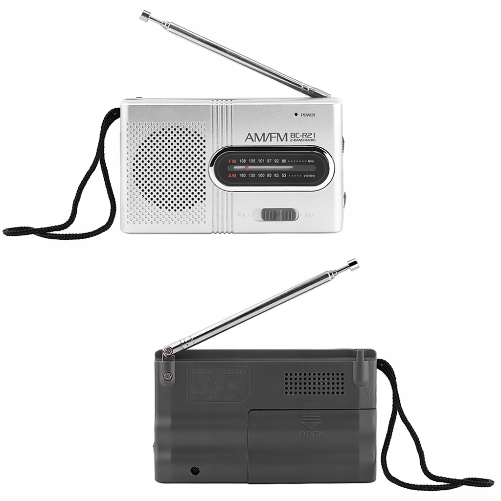 RADIO PRZENOŚNE NA BATERIE i PRĄD BC-R21