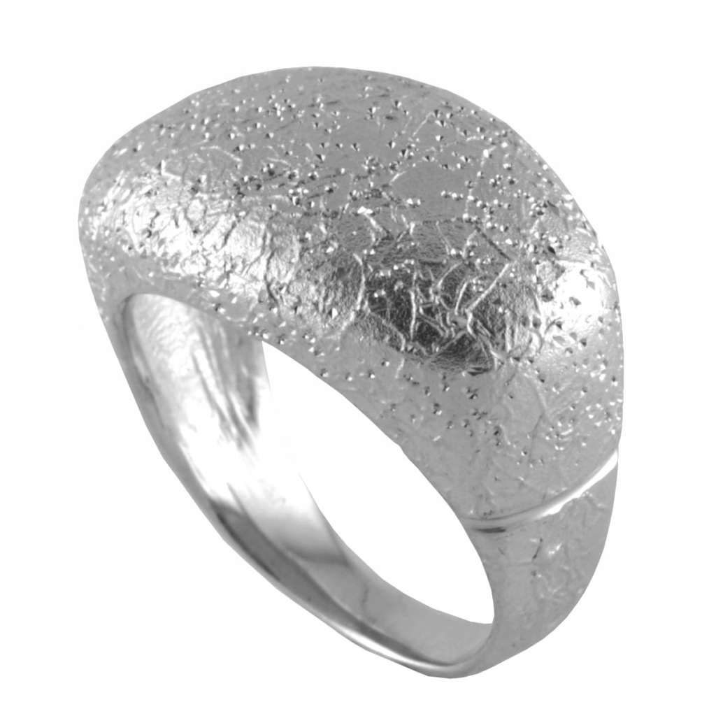Srebrny pierścionek SATYNOWY 12