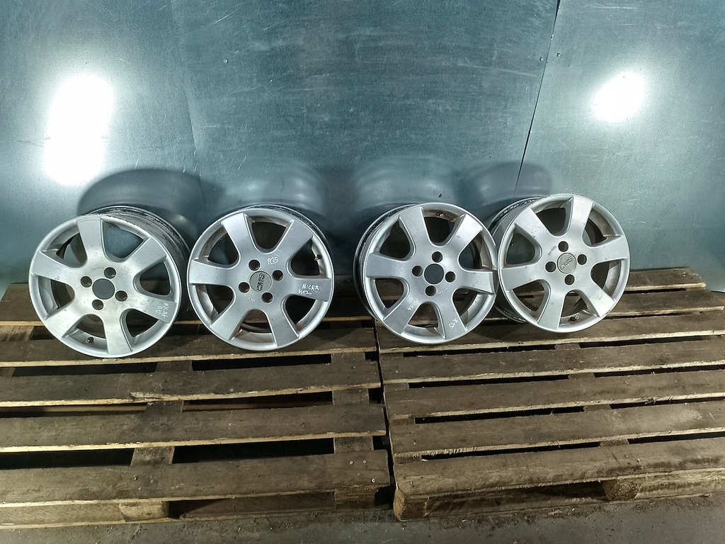 FELGI ALUMINIOWE KOMPLET 15 NISSAN MICRA K12