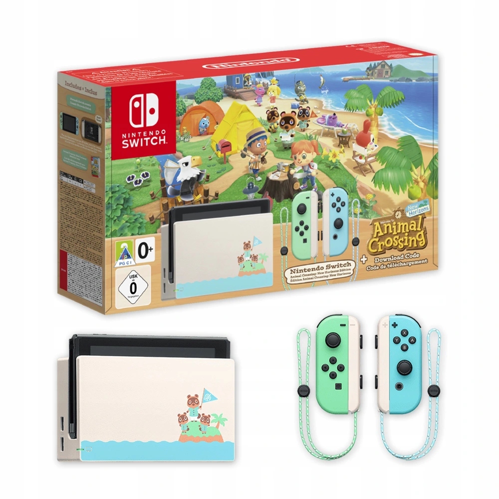 Купить КОНСОЛЬ NINTENDO SWITCH V2 Animal Crossing Edition, 32 ГБ НАБОР ...