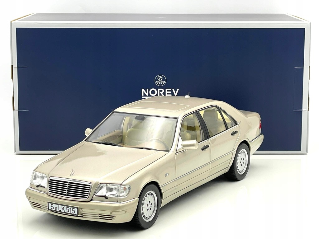 Mercedes-Benz S600 W140 - 1997, gold Norev 1:18
