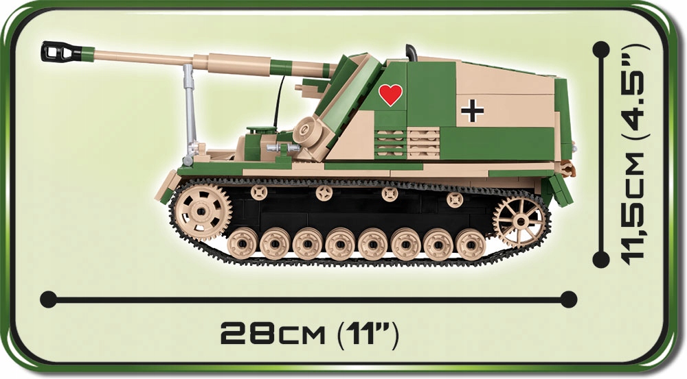 Купить БЛОКИ МАЛОГО АРМЕЙСКОГО ТАНКОВ Sd.Kfz.164 NASHORN COBI: отзывы, фото, характеристики в интерне-магазине Aredi.ru