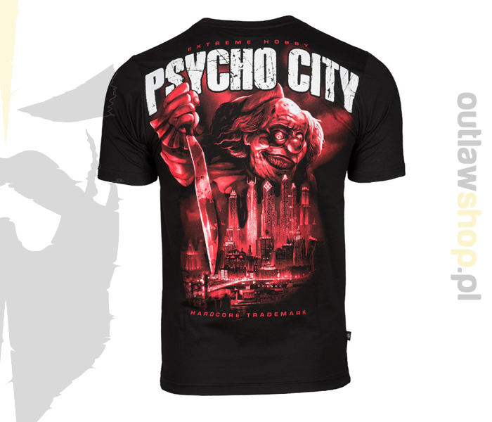 PSYCHO CITY - EXTREME HOBBY - KOSZULKA L CZARNA