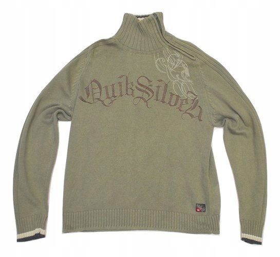 U Bluza Sweter Golf Longsleeve Quiksilver L z USA!