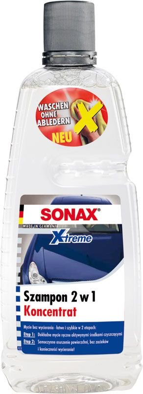 SONAX-XTREME SZAMPON 2W1 KONCENTRAT 1L