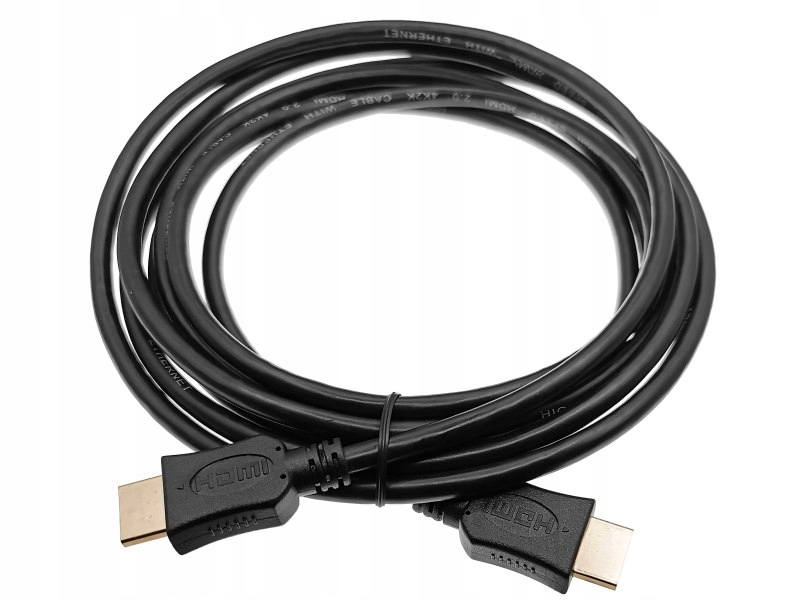 Kabel HDMI 5m v2.0 High Speed z Ethernet - ZŁOCONE