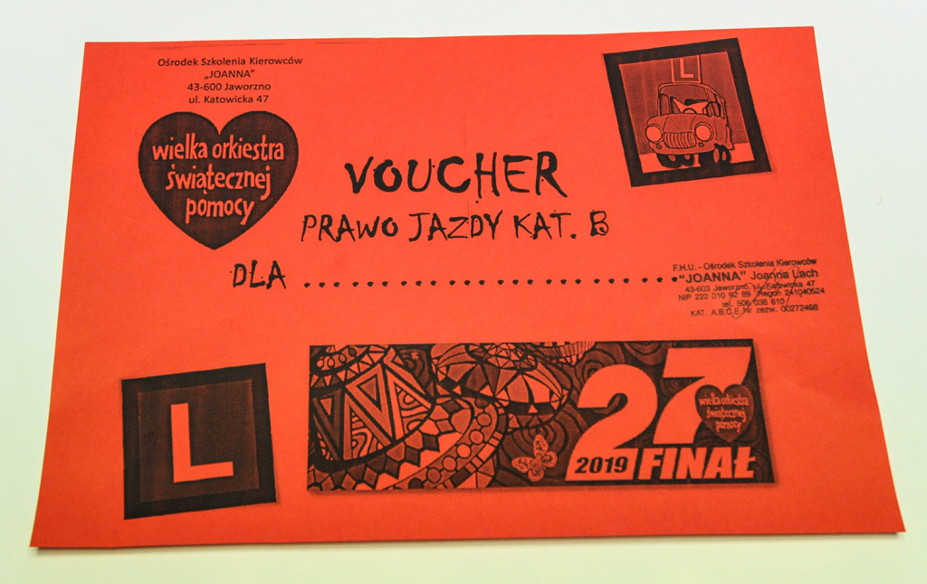 Voucher na kurs na prawo jazdy kat. B