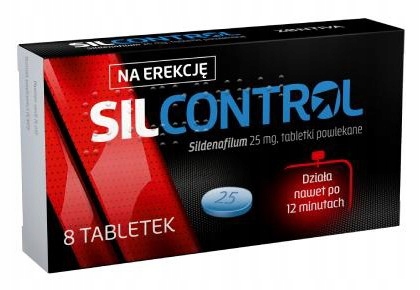 Silcontrol tabl.powl. 25 mg 8 tabl.