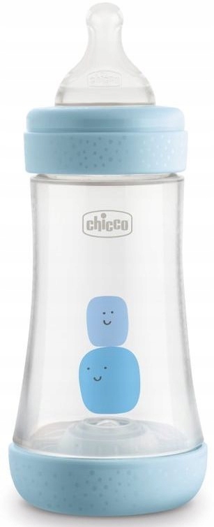 CHICCO PERFECT5 BUTELKA ANTYKOLKOWA 240ml +SMOCZEK