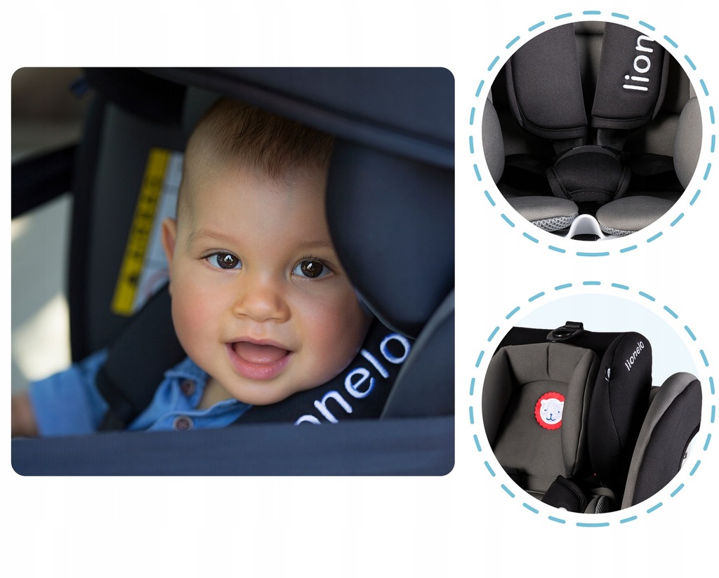 Купить Сиденье LIONELO BASTIAAN 0–36 кг ISOFIX, поворот на 360°: отзывы, фото, характеристики в интерне-магазине Aredi.ru