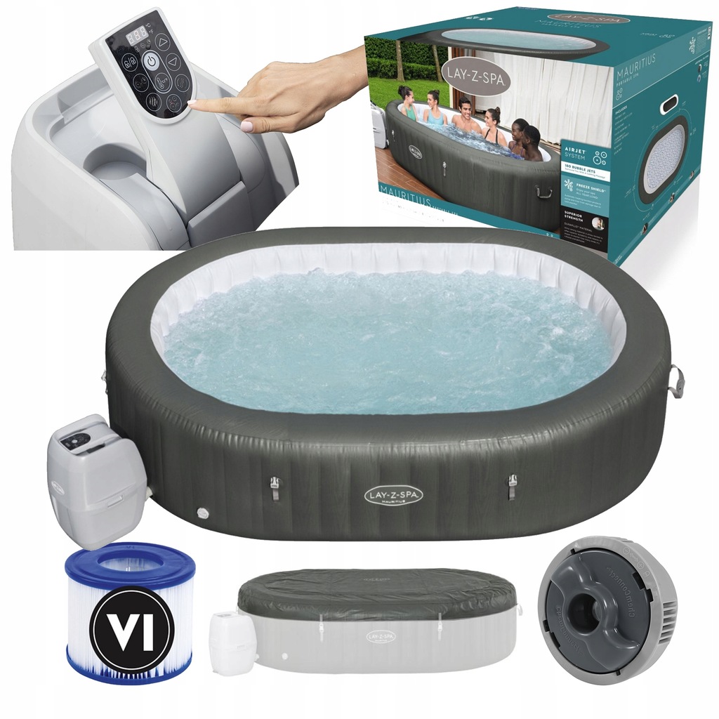 BASEN JACUZZI SPA MAURITIUS 7 os. BESTWAY 60067 13528482462