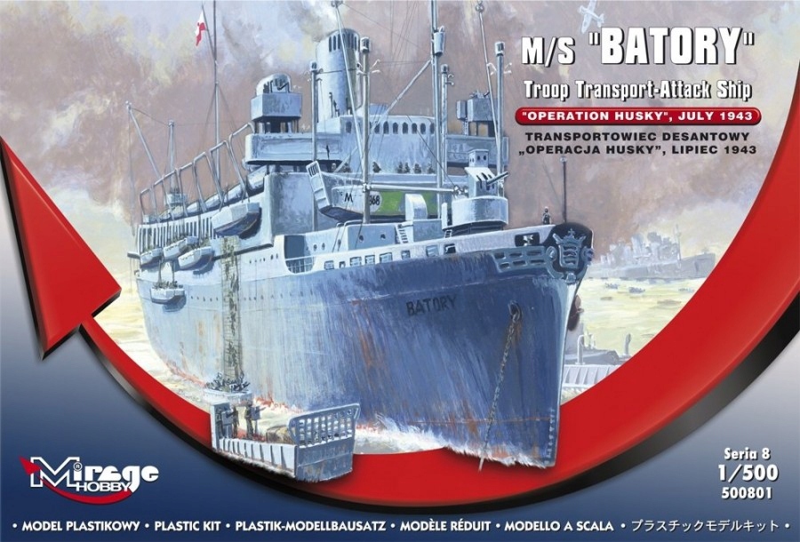 Model do Sklejania Statek BATORY 1943