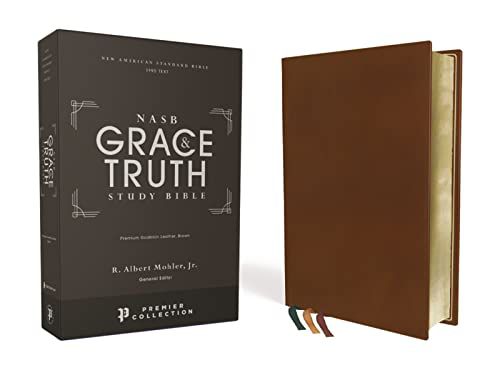 NASB THE GRACE/TRUTH STUDY BIBLE BROWN (KSIĄŻKA)