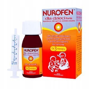 NUROFEN FORTE 200 mg/5 ml, syrop 50 ml, dla dzieci