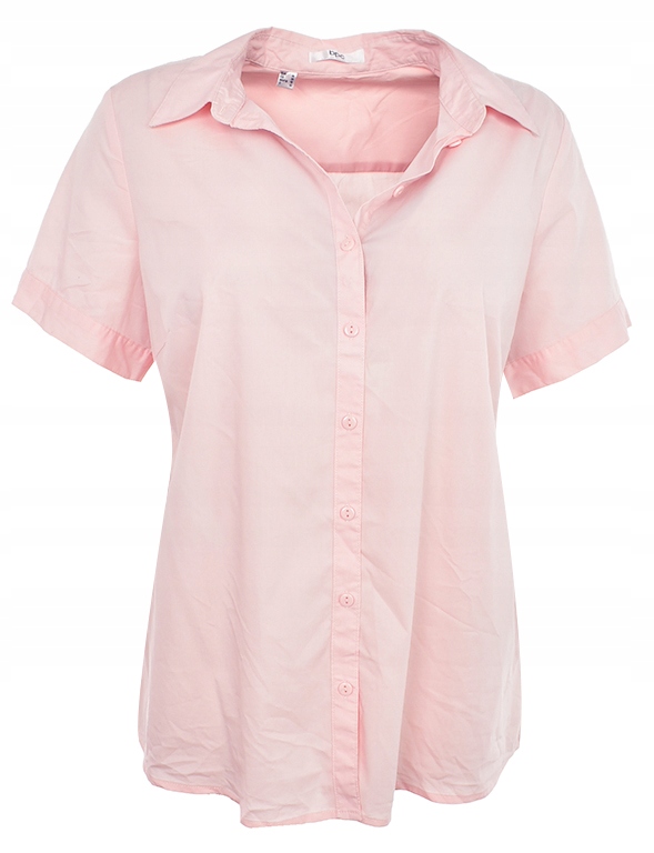 gAY2112 BONPRIX różowa klasyczna koszula 46