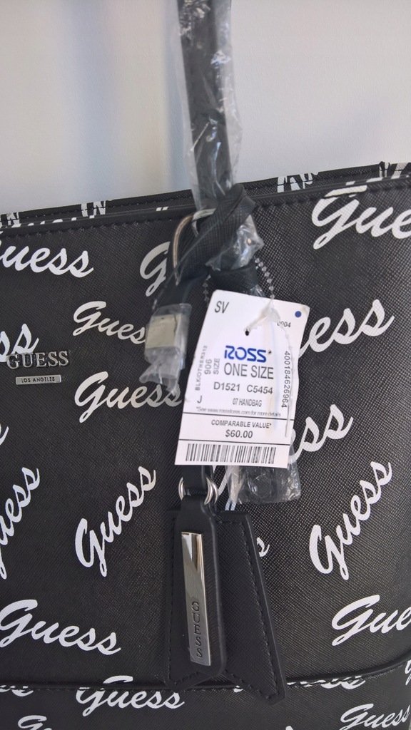 GUESS Los Angeles, duża torebka, Nowa, mały gratis GUESS Los Angeles, duża torebka, Nowa, mały gratis